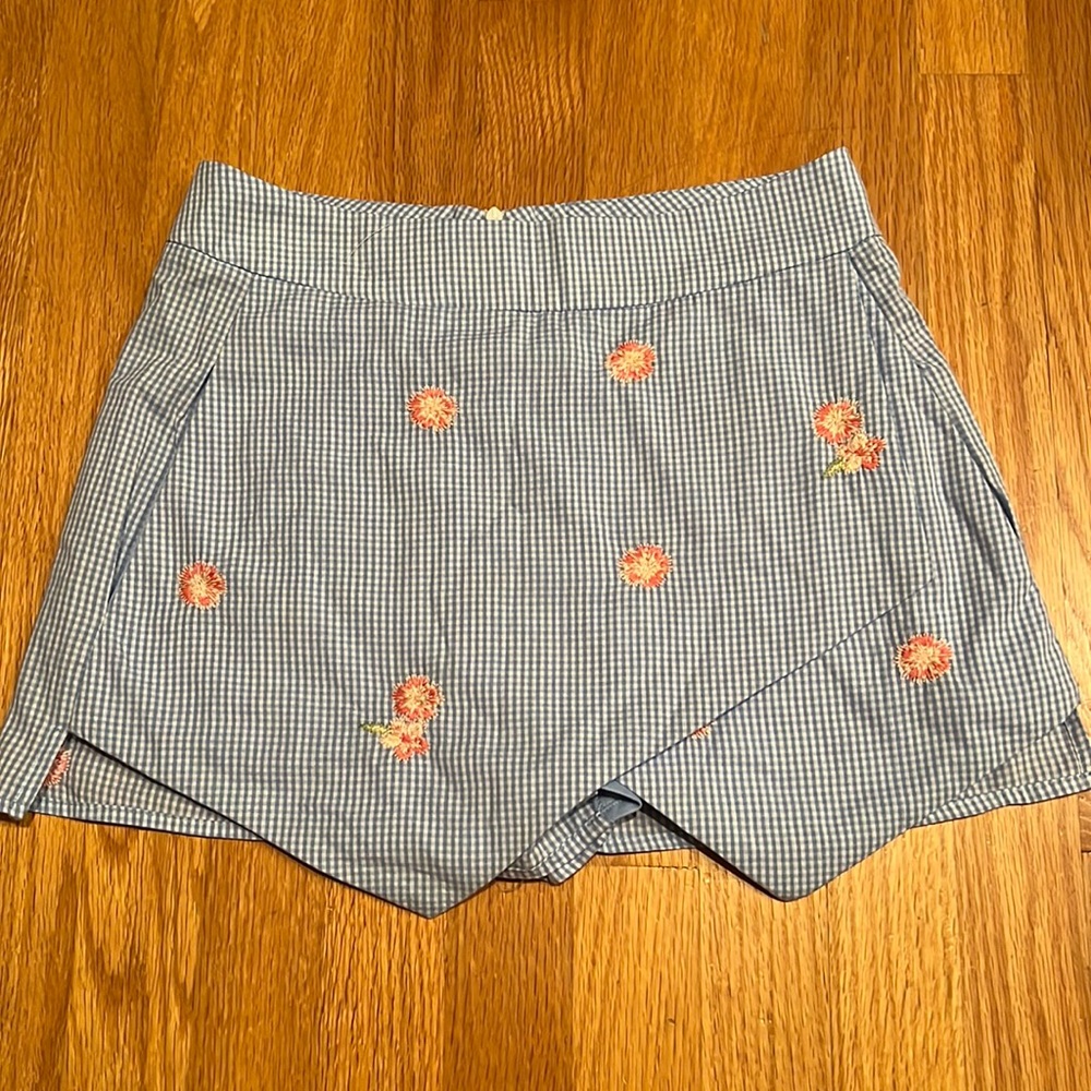 Plaid skort
